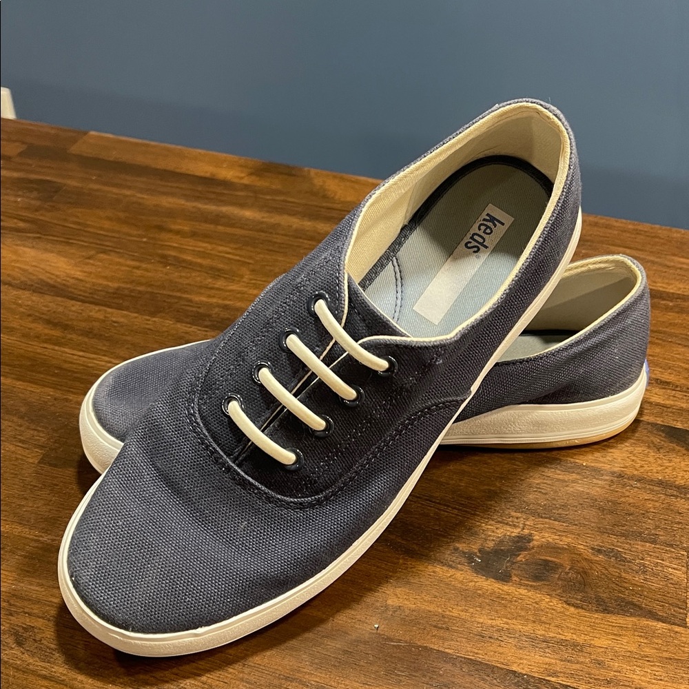 Keds Women's Dark Blue Canvas Sneakers